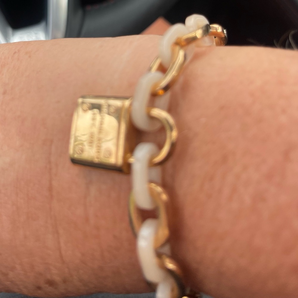 Michael Kors Rose gold tone padlock bracelet. - Picture 3 of 3